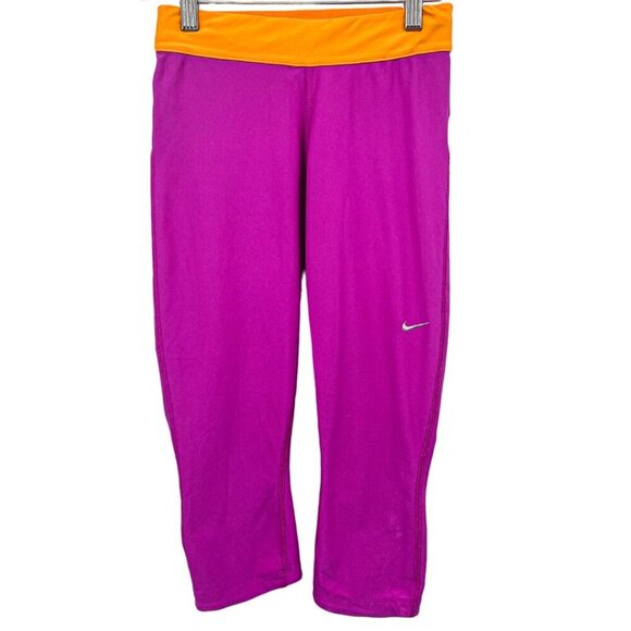 2/$30 NIKE PRO Hypercool Yoga Training Cropped Capri Leggings Athletic Workout… - Picture 1 of 8